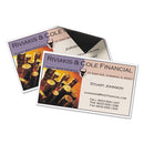 Magnetic Business Cards, Inkjet, 2 X 3.5, White, 30 Cards, 10 Cards/sheet, 3 Sheets/pack