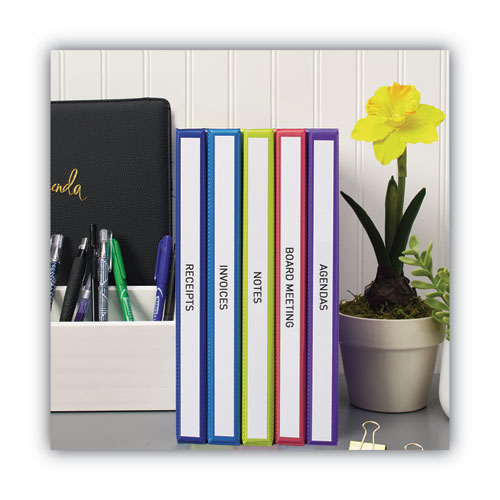 Binder Spine Inserts, 0.5" Spine Width, 16 Inserts/sheet, 5 Sheets/pack