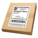 White Shipping Labels-bulk Packs, Inkjet/laser Printers, 5.5 X 8.5, White, 2/sheet, 250 Sheets/box