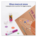 Permanent Glue Stic Value Pack, 1.27 Oz, Applies White, Dries Clear, 6/pack