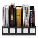 Literature File, Five Slots, 13.25 X 10 X 10.25, Black