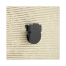 Wall Clips For Fabric Panels, 40 Sheet Capacity, Black, 50/box
