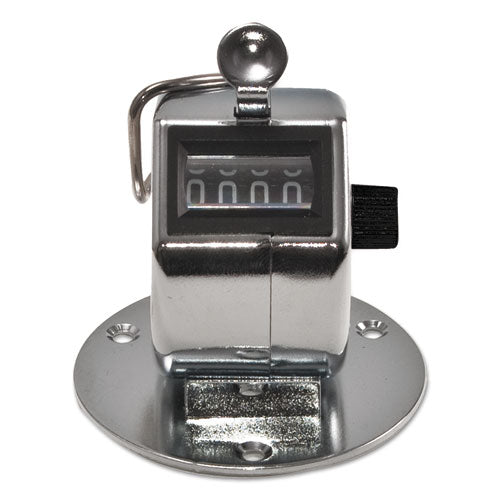 Tally Ii Desk Model Tally Counter, Registers 0-9999, Chrome