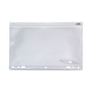 Zip-all Ring Binder Pocket, 8.5 X 11, Clear