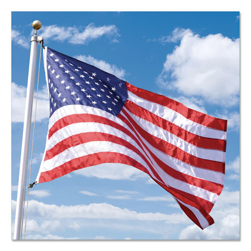 All-weather Outdoor U.s. Flag, 72" X 48", Heavyweight Nylon