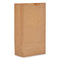 Grocery Paper Bags, 50 Lb Capacity, #10, 6.31" X 4.19" X 13.38", Kraft, 500 Bags