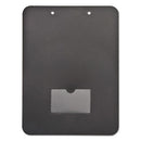 Unbreakable Recycled Clipboard, 0.5" Clip Capacity, Holds 8.5 X 11 Sheets, Black