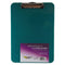 Unbreakable Recycled Clipboard, 0.25" Clip Capacity, Holds 8.5 X 11 Sheets, Green