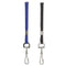 Rope Lanyard, Metal Hook Fastener, 36" Long, Nylon, Blue