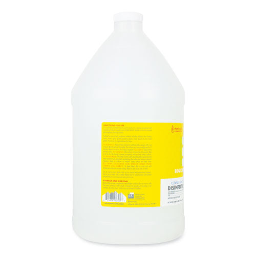 Disinfectant Cleaner, Lemon Scent, 128 Oz Bottle