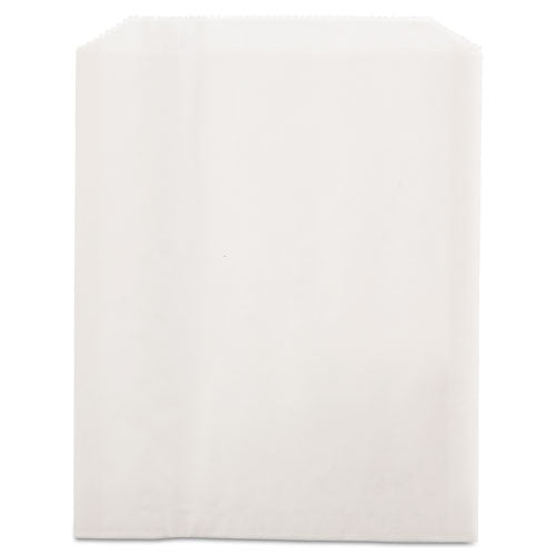 Grease-resistant Single-serve Bags, 6" X 7.25", White, 2,000/carton