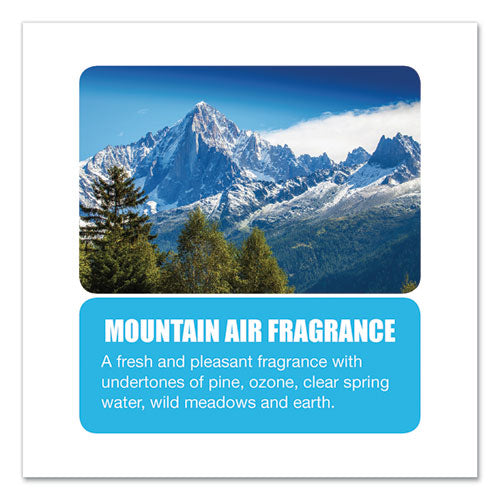 Metered Concentrated Room Deodorant, Mountain Air Scent, 7 Oz Aerosol Spray, 12/carton