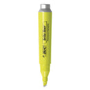 Brite Liner Tank-style Highlighter, Fluorescent Yellow Ink, Chisel Tip, Yellow/black Barrel, Dozen