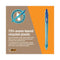 Revolution Ocean Bound Ballpoint Pen, Retractable, Medium 1 Mm, Blue Ink/translucent Blue Barrel, Dozen