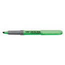 Brite Liner Grip Pocket Highlighter, Assorted Ink Colors, Chisel Tip, Assorted Barrel Colors, 5/set