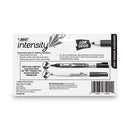 Intensity Low Odor Fine Point Dry Erase Marker, Fine Bullet Tip, Assorted Colors, 4/set
