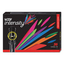 Intensity Chisel Tip Permanent Marker Value Pack, Broad Chisel Tip, Black, 36/pack