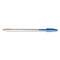 Cristal Xtra Smooth Ballpoint Pen, Stick, Medium 1 Mm, Blue Ink, Clear Barrel, Dozen