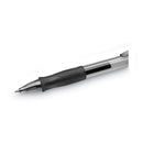 Gel-ocity Gel Pen, Retractable, Medium 0.7 Mm, Black Ink, Translucent Black Barrel, Dozen