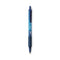 Soft Feel Ballpoint Pen, Retractable, Medium 1 Mm, Blue Ink, Blue Barrel, Dozen