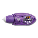 Wite-out Mini Twist Correction Tape, Non-refillable, Blue/fuchsia Applicators 0.2" X 314", 2/pack