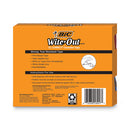 Wite-out Ez Correct Correction Tape Value Pack, Non-refillable, Blue/orange Applicators, 0.17" X 472", 18/pack
