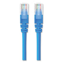Cat5e Snagless Patch Cable, 15 Ft, Blue