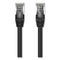 High Performance Cat6 Utp Patch Cable, 3 Ft, Black