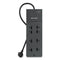 Home/office Surge Protector, 8 Ac Outlets, 8 Ft Cord, 2,500 J, Black