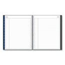Passages Monthly Planner, 10 X 8, Charcoal Cover, 12-month (jan To Dec): 2024