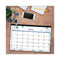 Lindley Desk Pad, Floral Artwork, 17 X 11, White/blue/green Sheets, Black Binding, Clear Corners, 12-month (jan-dec): 2024