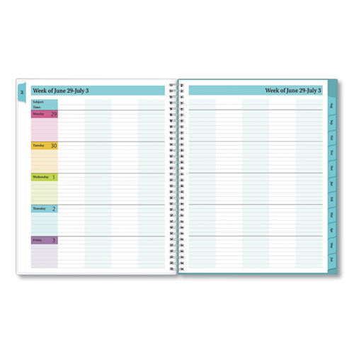 Teacher Dots Academic Year Create-your-own Cover Weekly/monthly Planner, 11 X 8.5, 12-month (july To June): 2023 To 2024
