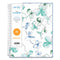 Lindley Monthly Planner, Lindley Floral Artwork, 10 X 8, White/blue/green Cover, 12-month (jan To Dec): 2024