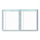 Rue Du Flore Monthly Planner, Rue Du Flore Artwork, 10 X 8, Jade/lavender Cover, 12-month (jan To Dec): 2024