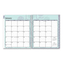 Rue Du Flore Monthly Planner, Rue Du Flore Artwork, 10 X 8, Jade/lavender Cover, 12-month (jan To Dec): 2024