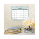 Rue Du Flore Wall Calendar, Rue Du Flore Artwork, 11 X 8.75, White/jade/lavender Sheets, 12-month (jan To Dec): 2024