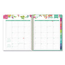Day Designer Peyton Create-your-own Cover Weekly/monthly Planner, Floral Artwork, 11 X 8.5, White, 12-month (jan-dec): 2024
