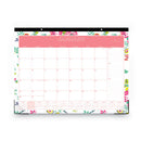 Day Designer Peyton Desk Pad Calendar, Floral Artwork, 22 X 17, Black Binding, Clear Corners, 12-month (jan-dec): 2024