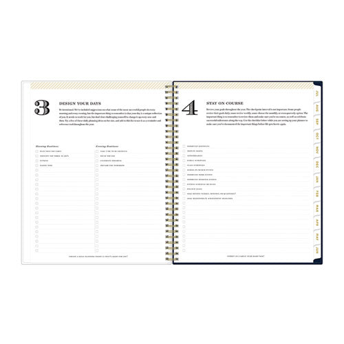 Day Designer Peyton Create-your-own Cover Weekly/monthly Planner, Floral, 11 X 8.5, Navy, 12-month (july To June): 2023-2024