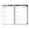 Baccara Dark Create-your-own Cover Weekly/monthly Planner, Floral, 8 X 5, Gray/black/gold Cover, 12-month (jan-dec): 2024