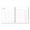 Joselyn Monthly Wirebound Planner, Joselyn Floral Artwork, 10 X 8, Pink/peach/black Cover, 12-month (jan To Dec): 2024