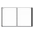 Enterprise Weekly Appointment Planner, Enterprise Formatting, 11 X 8.5, Black Cover, 12-month (jan To Dec): 2024