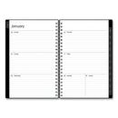 Enterprise Weekly/monthly Planner, Enterprise Formatting, 8 X 5, Black Cover, 12-month (jan To Dec): 2024