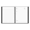 Aligned Business Notebook, 1-subject, Meeting-minutes/notes Format With Narrow Rule, Black Cover, (78) 11 X 8.5 Sheets