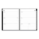 Enterprise Academic Weekly/monthly Planner, Enterprise Artwork, 11 X 8.5, Black Cover, 12-month (july To June): 2023 To 2024