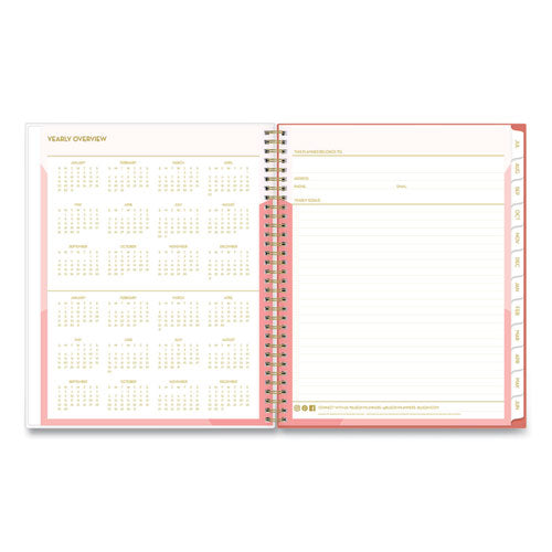 Cali Create-your-own Cover Academic Year Weekly/monthly Planner, Pink Artwork, 11 X 8.5, 12-month (july-june): 2023-2024