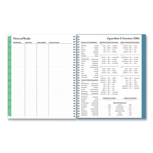 Ditsy Create-your-own Cover Weekly/monthly Teacher Lesson Planner, Two-page Spread (nine Classes), 11 X 8.5, 2023 To 2024