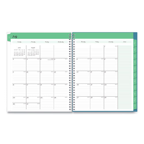 Ditsy Create-your-own Cover Weekly/monthly Teacher Lesson Planner, Two-page Spread (nine Classes), 11 X 8.5, 2023 To 2024