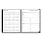 Teacher's Weekly/monthly Lesson Planner, One Week Per Two-page Spread (nine Classes), 11 X 8.5, Black Cover, 2023 To 2024