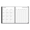 Teacher's Weekly/monthly Lesson Planner, One Week Per Two-page Spread (nine Classes), 11 X 8.5, Black Cover, 2023 To 2024